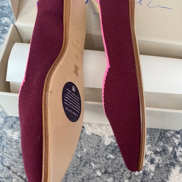 Rothy’s Merino Points “Currant” 8.5 - Picture 4 of 7